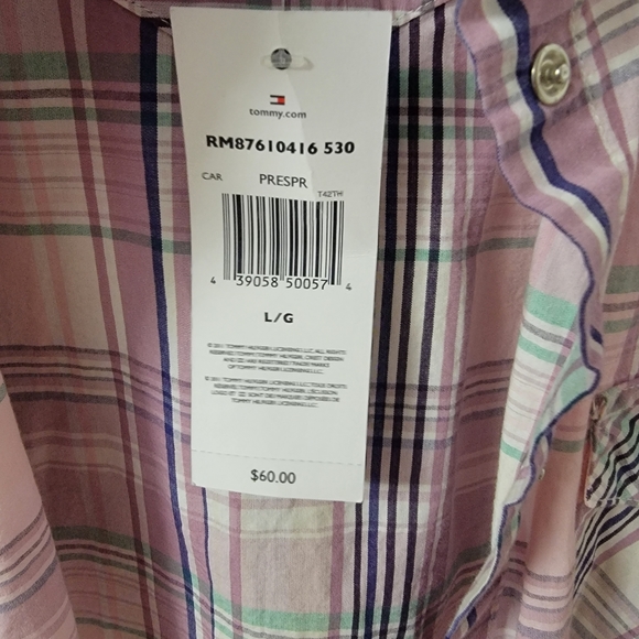 Tommy Hilfiger plaid button up shirt - Picture 5 of 7